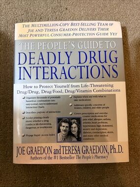 The People's Guide to Deadly Drug Interactions - Blue/Cream Cover